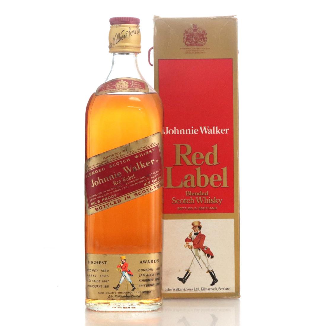 Johnnie Walker Red Label Blended Scotch Whisky
