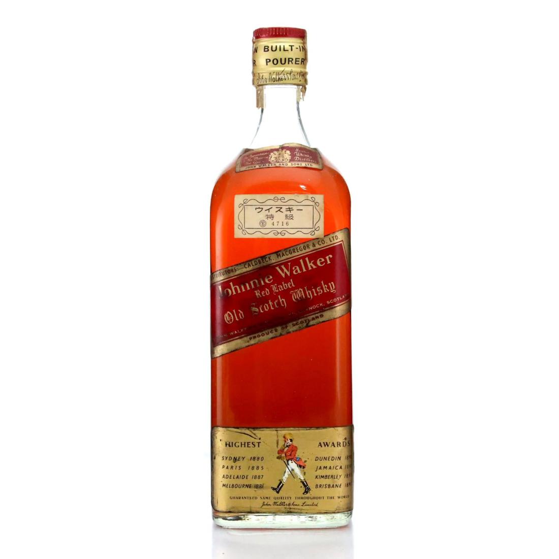 Johnnie Walker Red Label Old Scotch Whisky 189litre