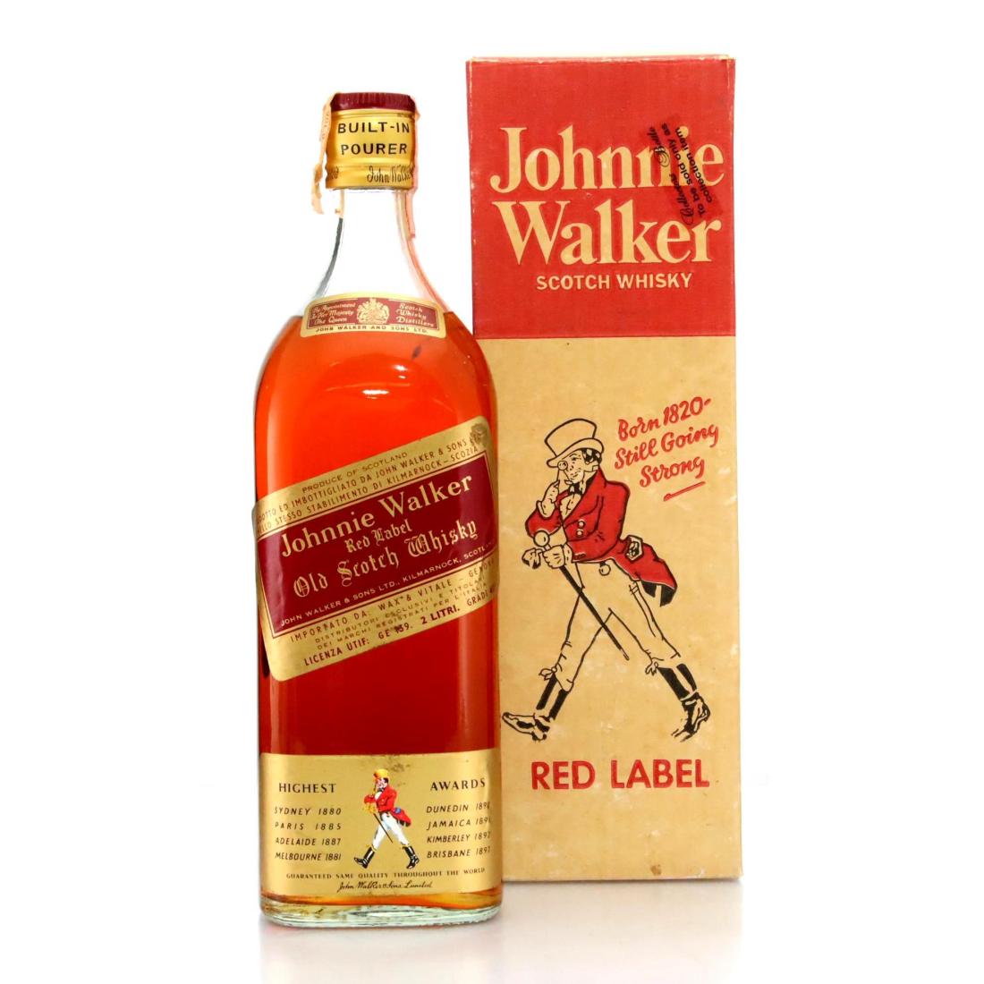 Johnnie Walker Red Label Old Scotch Whisky 2litre