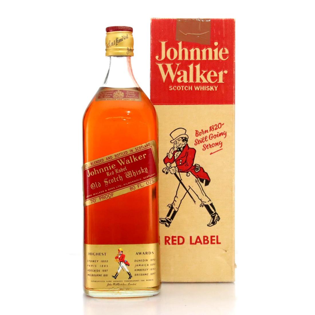 Johnnie Walker Red Label Old Scotch Whisky 80oz