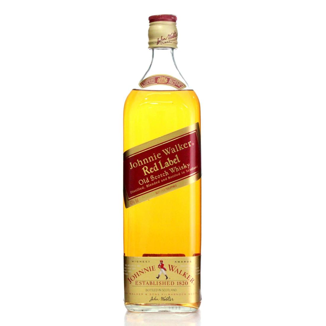 Johnnie Walker Red Label Old Scotch Whisky Litre