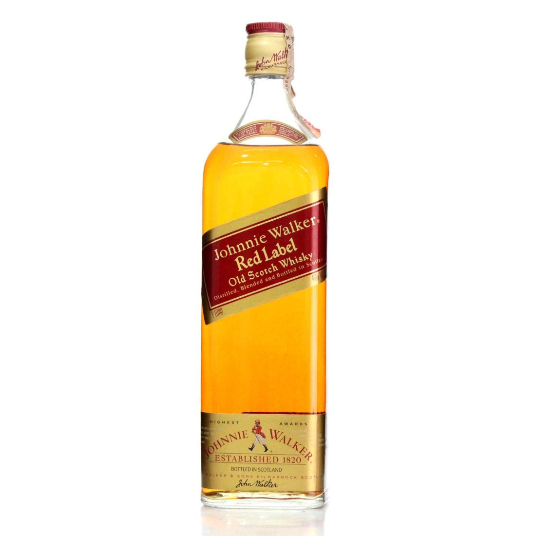 Johnnie Walker Red Label Old Scotch Whisky Litre
