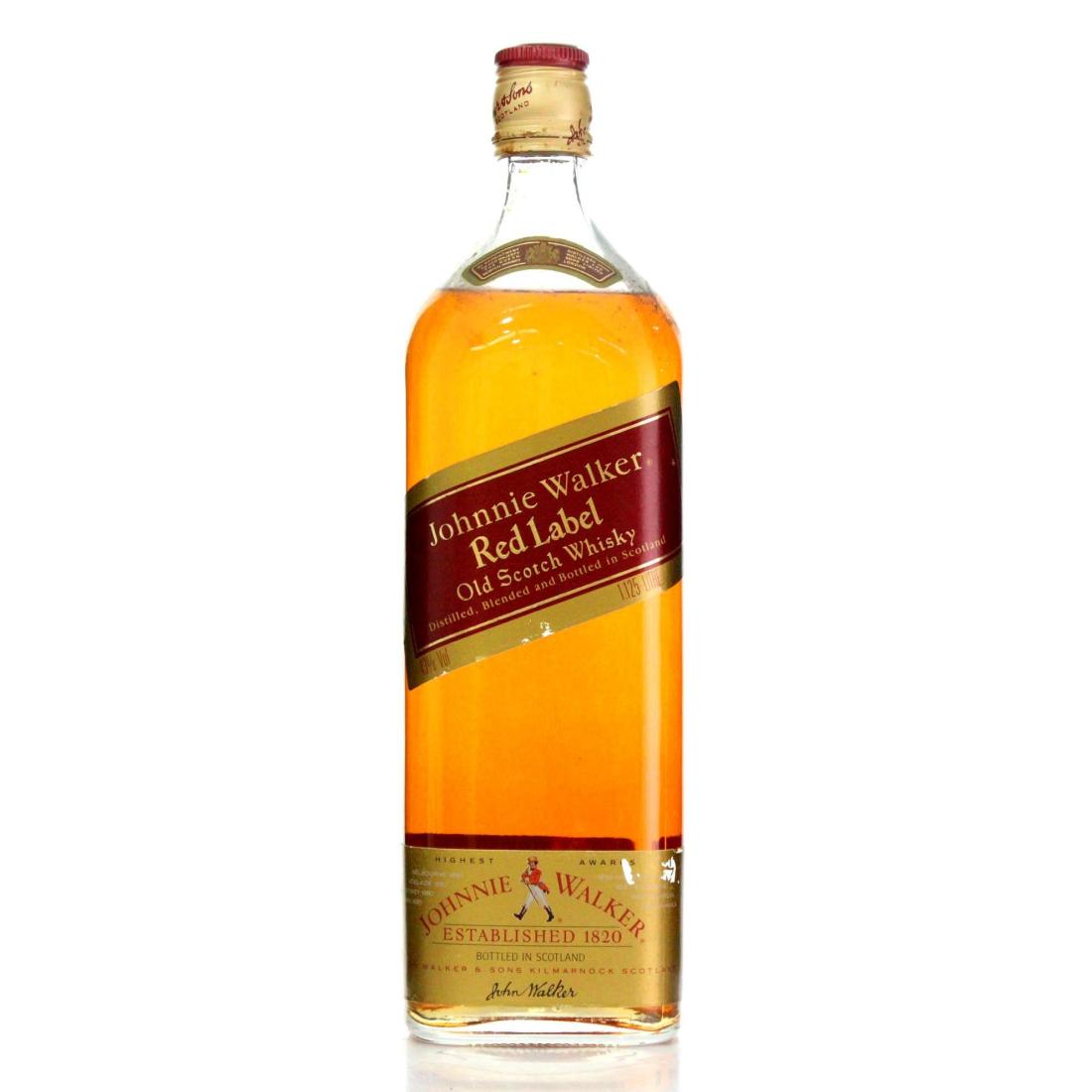 Johnnie Walker Red Label Old Scotch Whisky 1125litre