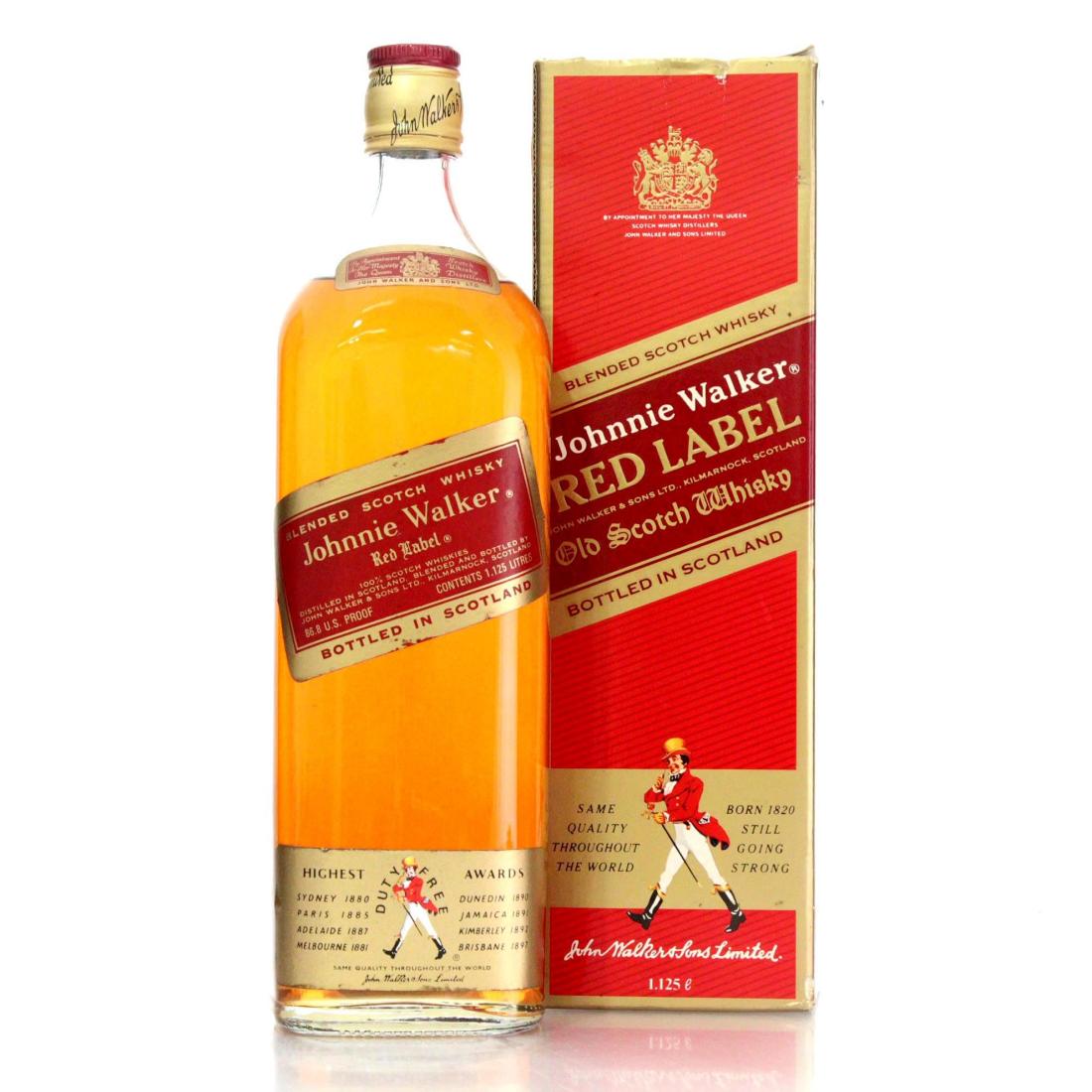 Johnnie Walker Red Label Blended Scotch Whisky 1125litre