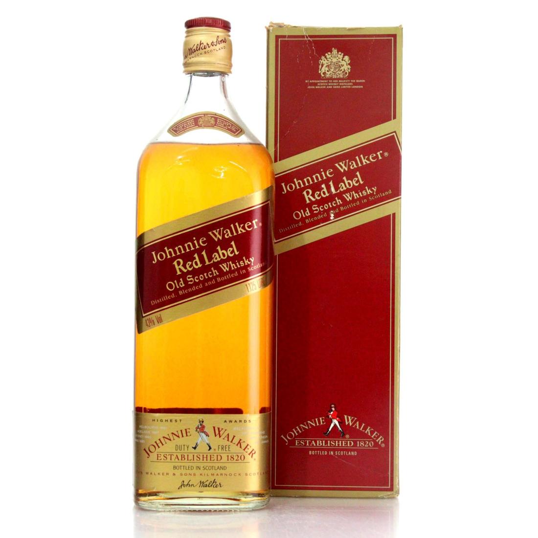 Johnnie Walker Red Label Old Scotch Whisky 1125litre