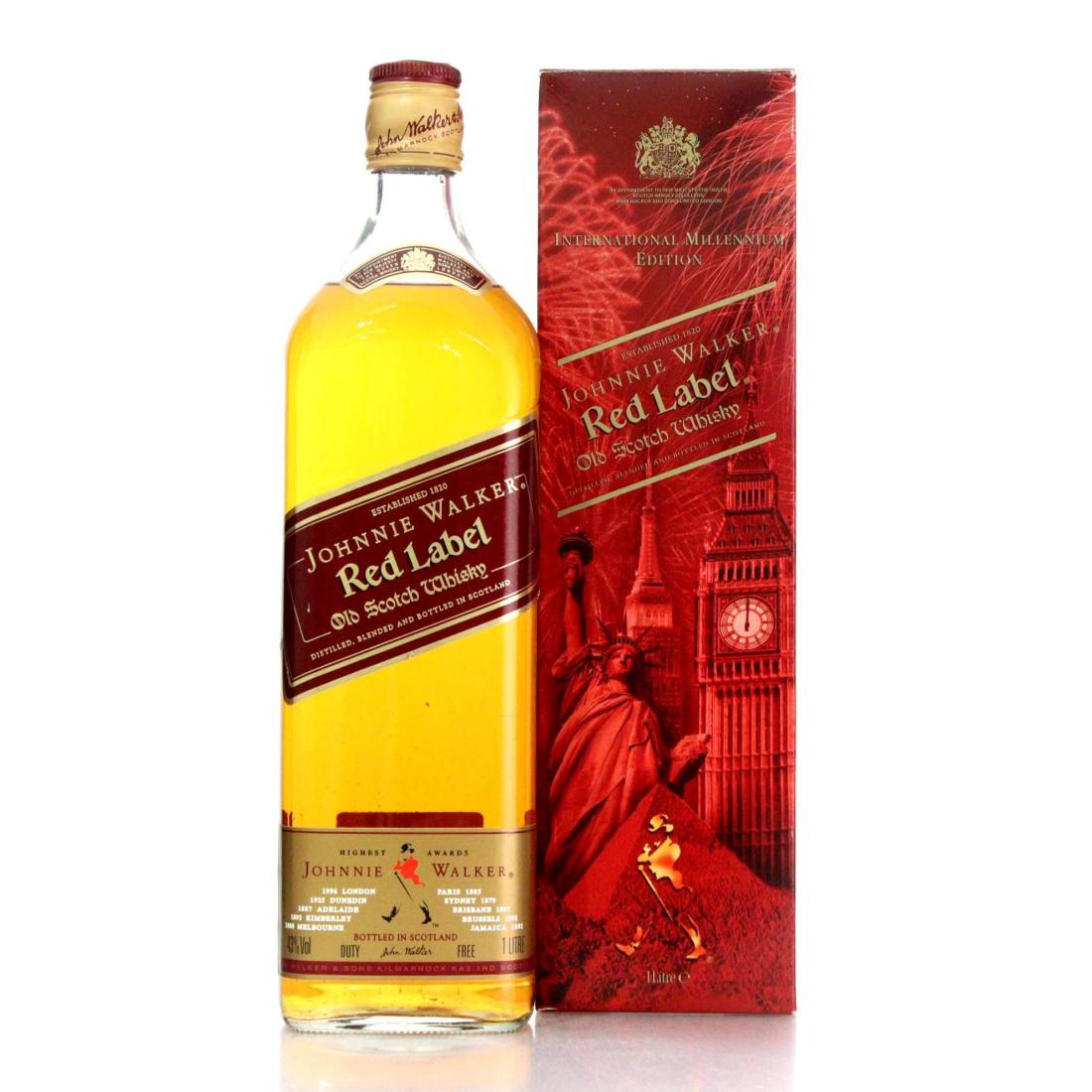 Johnnie Walker Red Label Old Scotch Whisky Litre