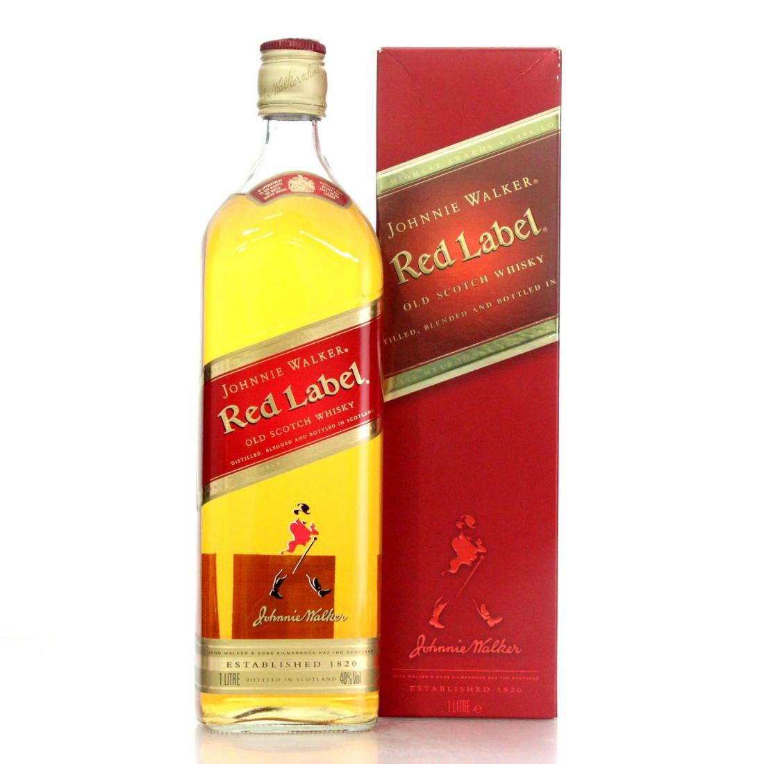 Johnnie Walker Red Label Old Scotch Whisky Litre