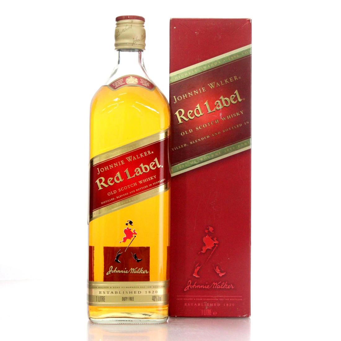 Johnnie Walker Red Label Blended Scotch Whisky Litre