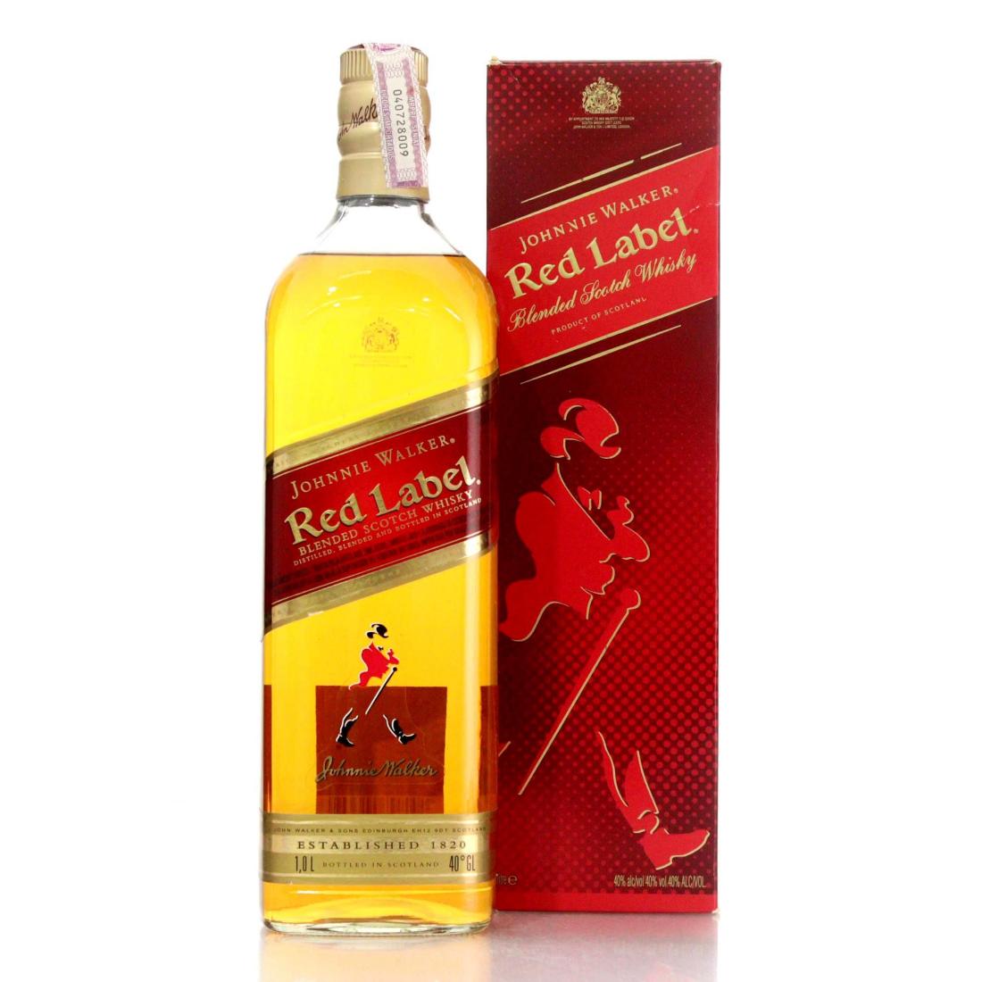 Johnnie Walker Red Label Blended Scotch Whisky Litre