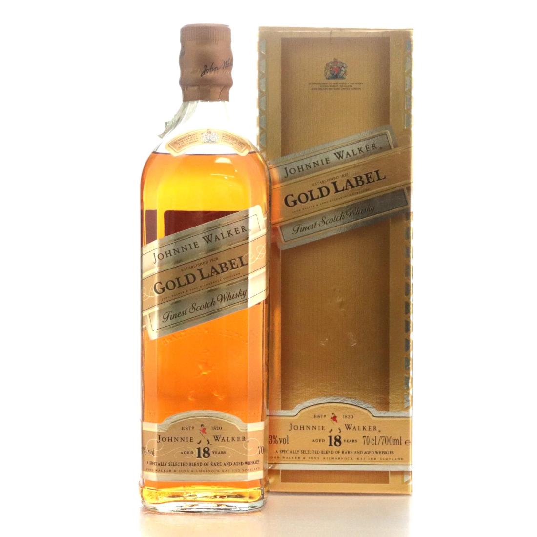 Johnnie Walker Gold Label 18 Year Old, 43%, 70cl whisky bottle