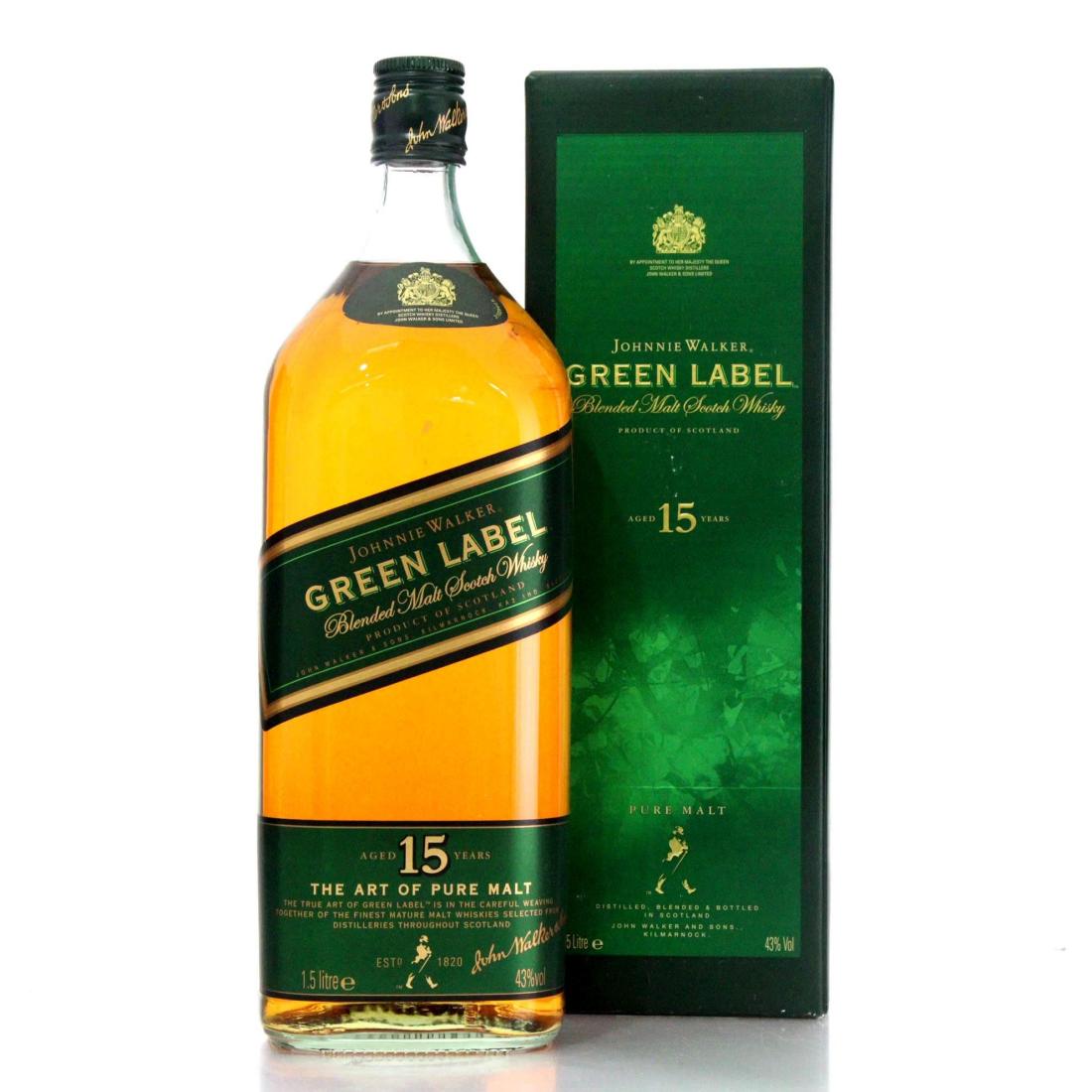 Johnnie Walker Green Label 15 Blended Malt 15litre