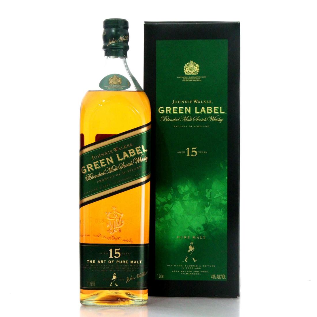 Johnnie Walker Green Label 15 Blended Malt Litre