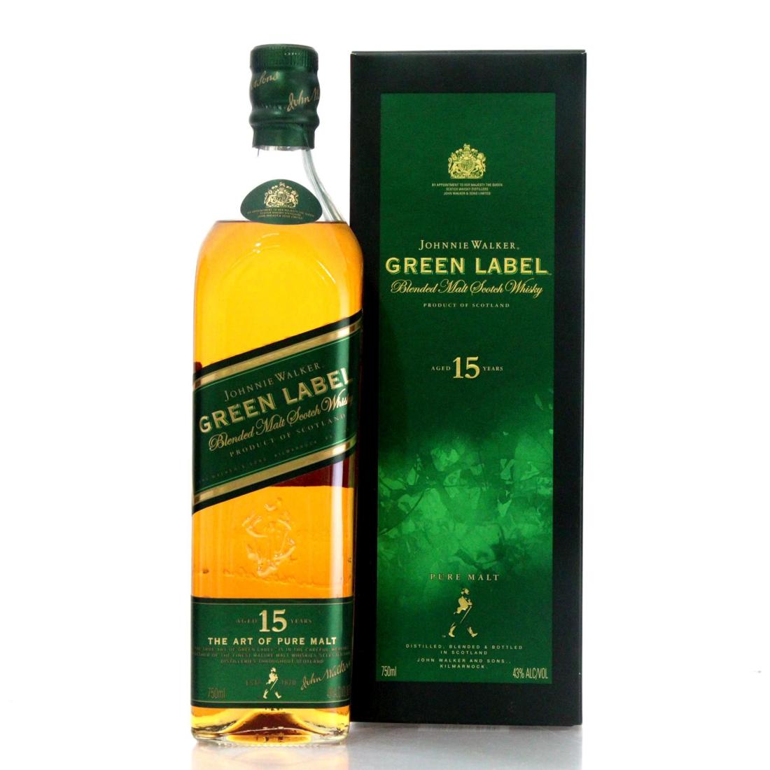 Johnnie Walker Green Label 15 Blended Malt