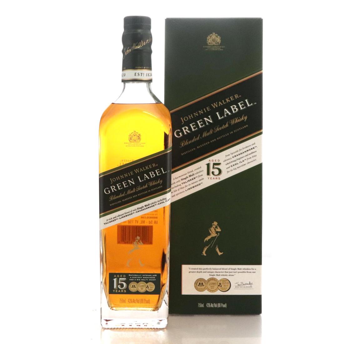Johnnie Walker Green Label 15 Blended Malt
