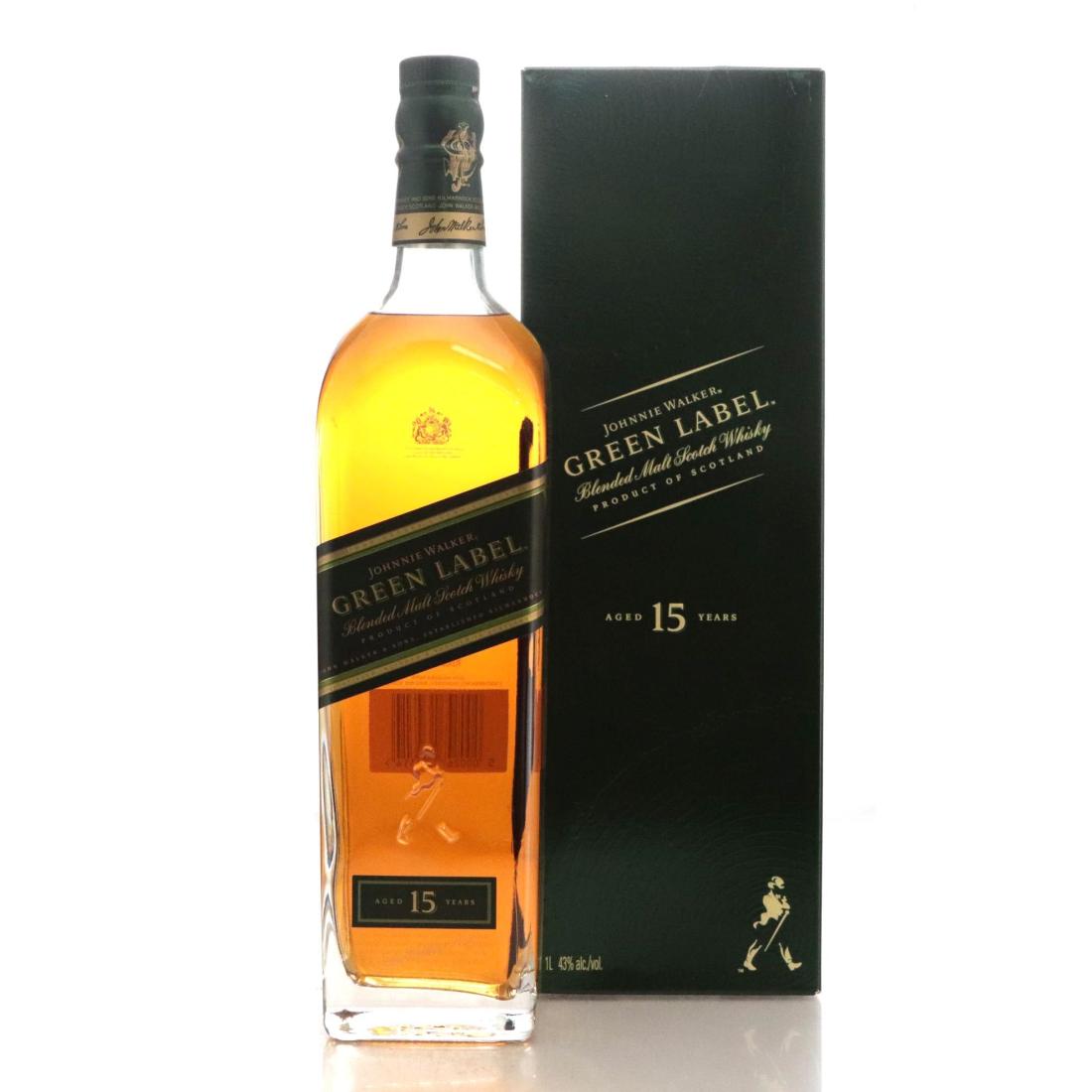 Johnnie Walker Green Label 15 Blended Malt Litre