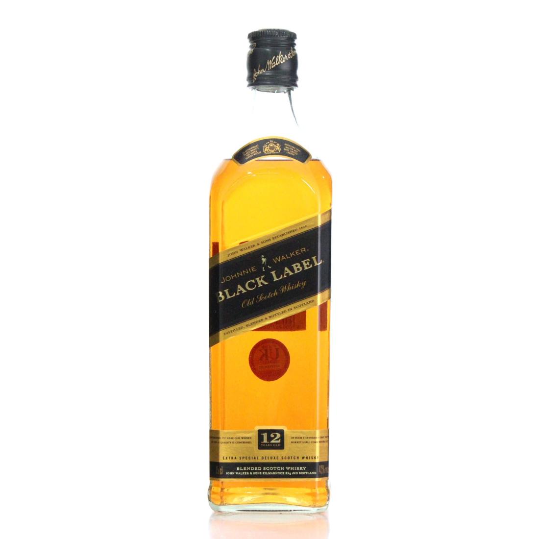 Johnnie Walker Black Label 12 Extra Special Deluxe Old Scotch Whisky