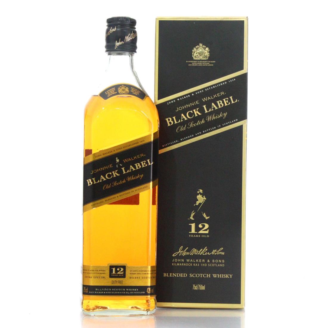 Johnnie Walker Black Label 12 Extra Special Deluxe Old Scotch Whisky