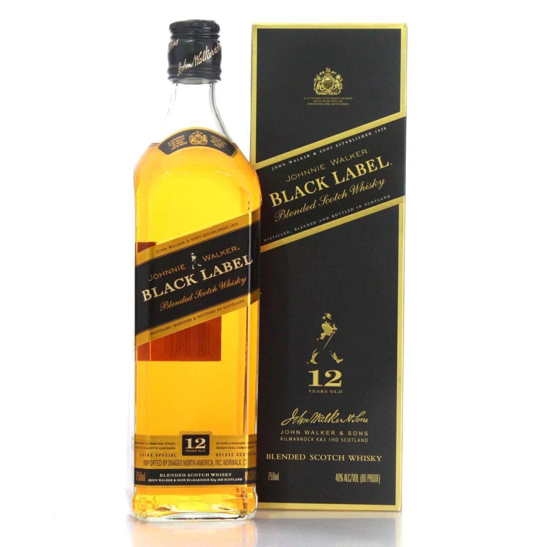 Johnnie Walker Black Label 12 Extra Special Deluxe Old Scotch Whisky
