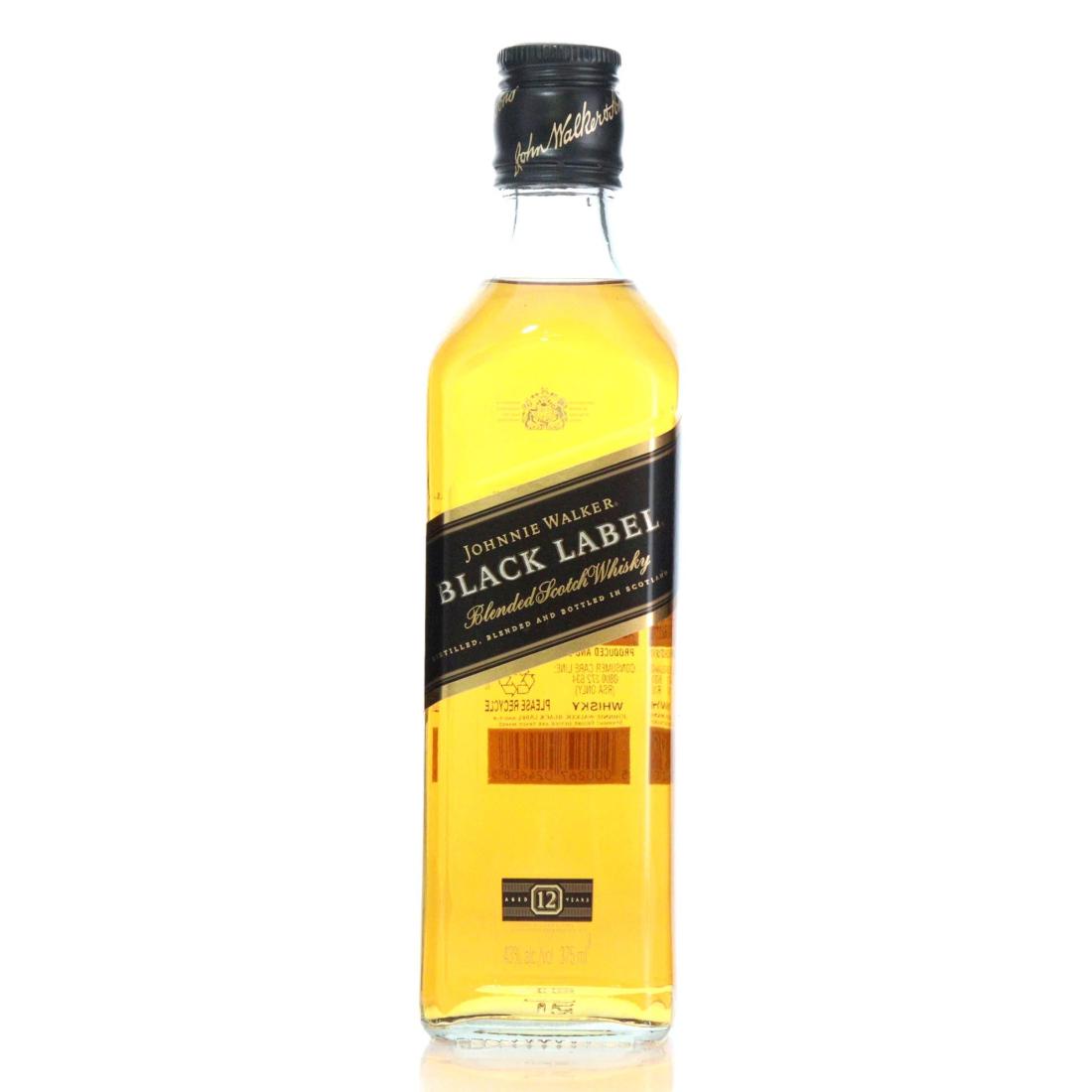 Johnnie Walker Black Label 12 Year Old, 2011, 43%, 37.5cl whisky bottle