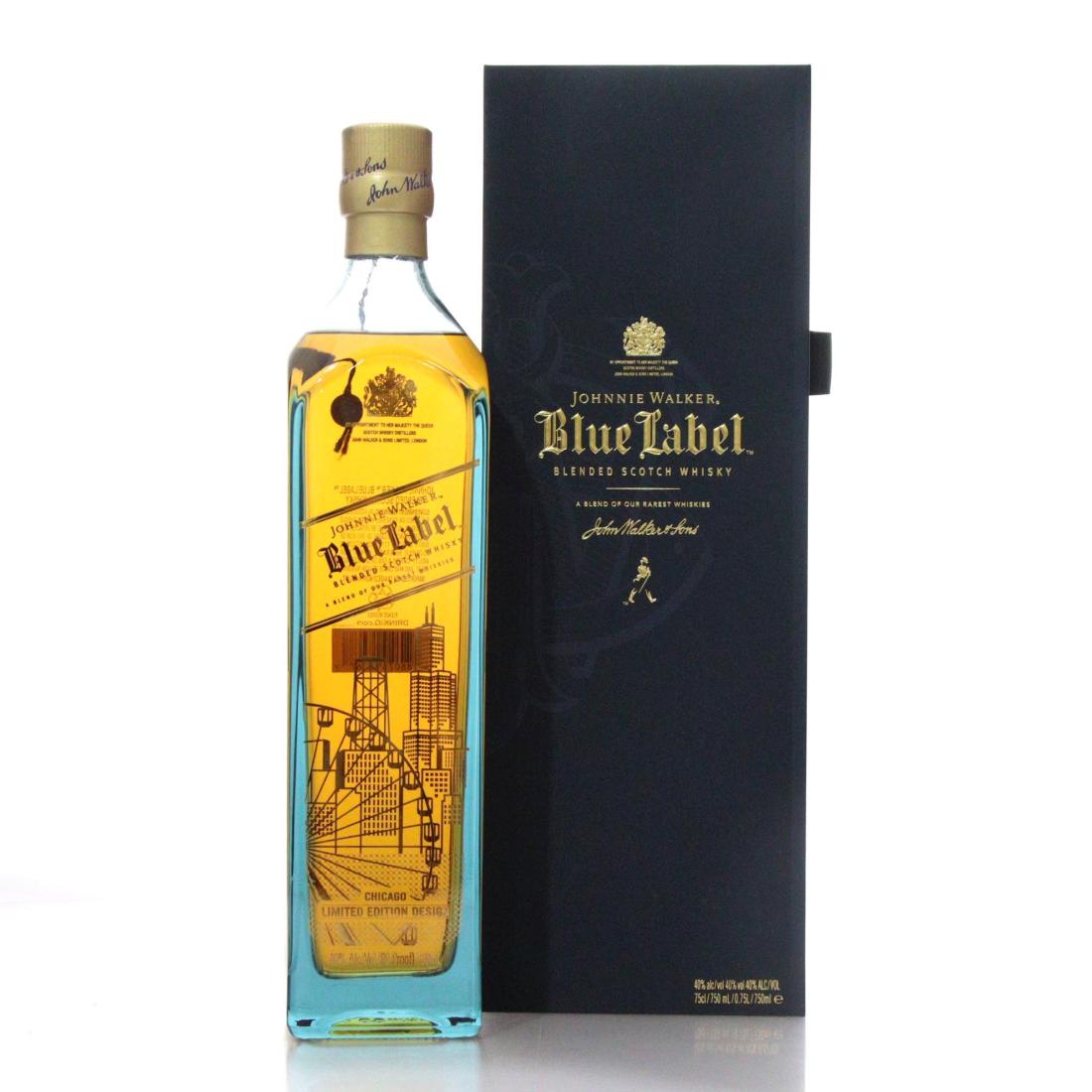 Johnnie Walker Blue Label Chicago Limited Edition Design Scotch Whisky