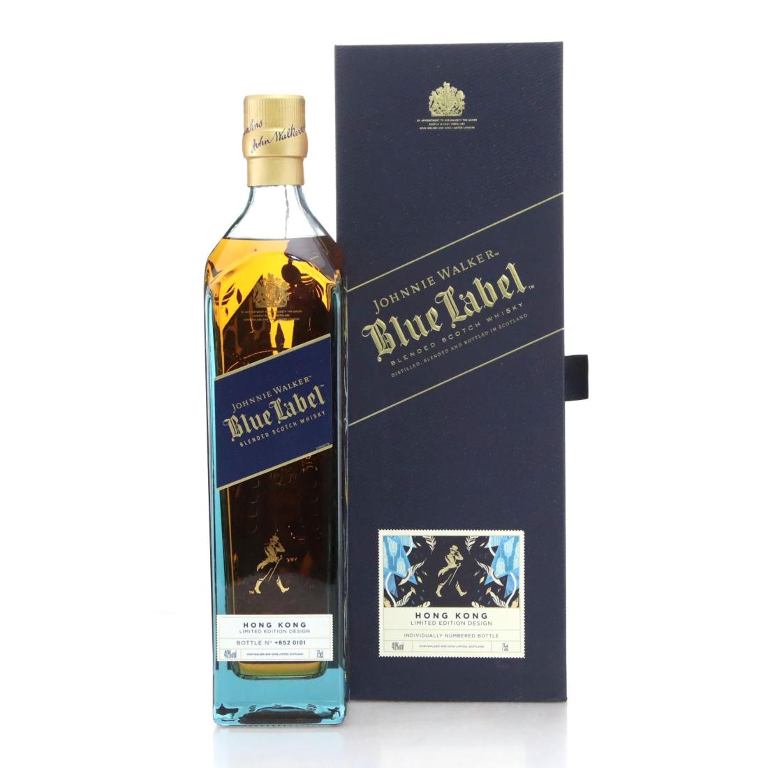 Johnnie Walker Blue Label Hong Kong Limited Edition Design Scotch Whisky