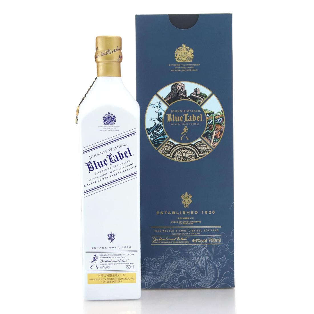 Johnnie Walker Blue Label Striding City Edition Scotch Whisky Guandong