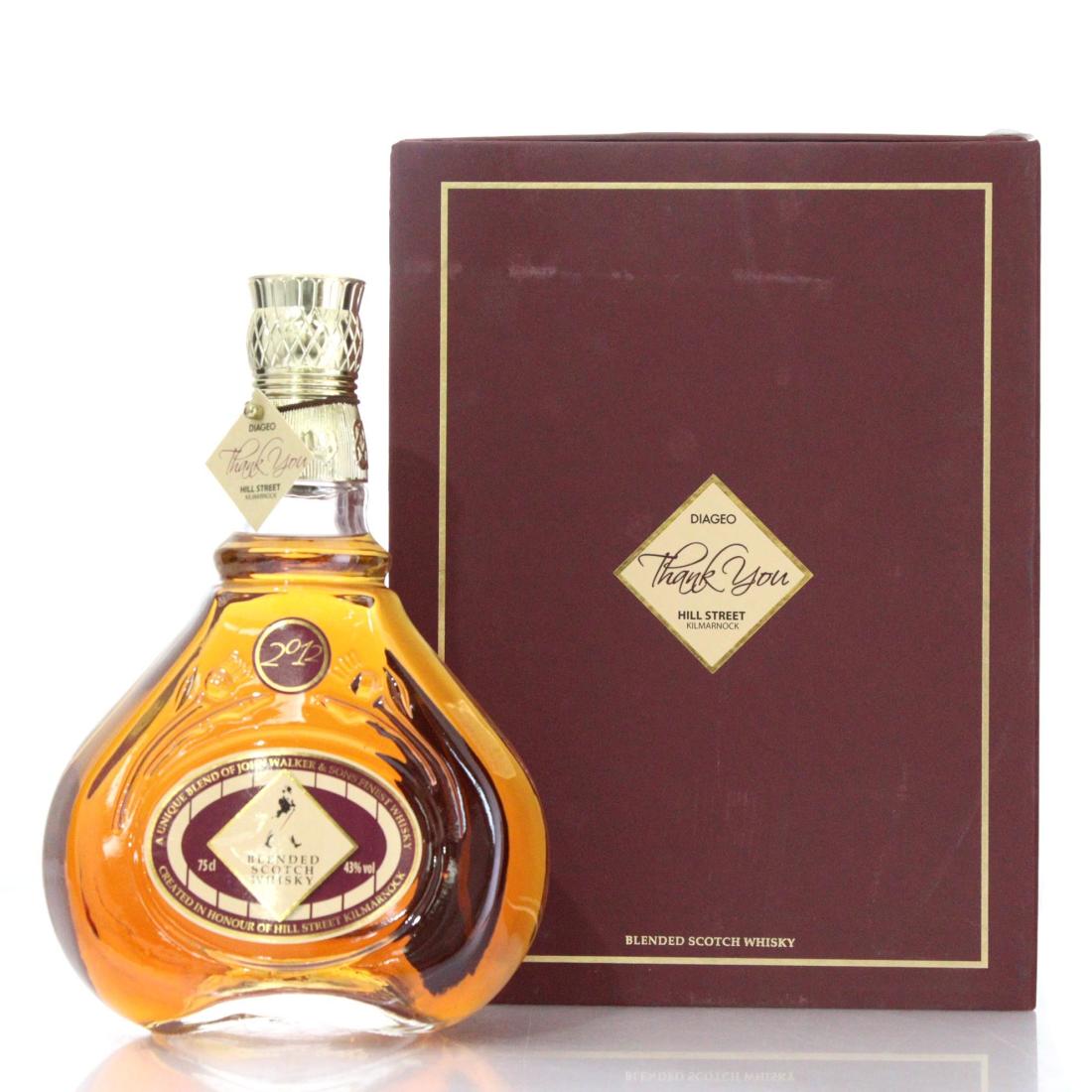 Johnnie Walker Thank U Hill Street Scotch Whisky
