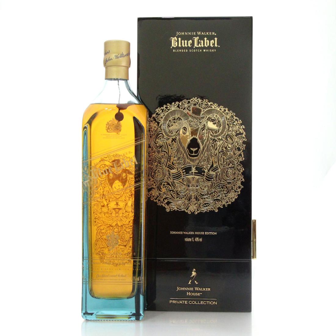 Johnnie Walker Blue Label Private Collection Johnnie Walker House Edition Scotch Whisky Year Of The Ram Litre