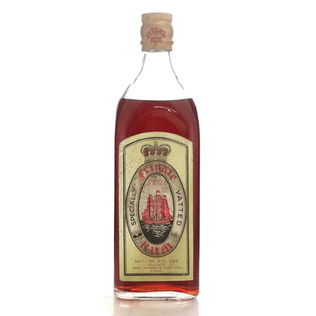 Frigate Specially Vatted Rum, John Walker & Sons Ltd. whisky bottle