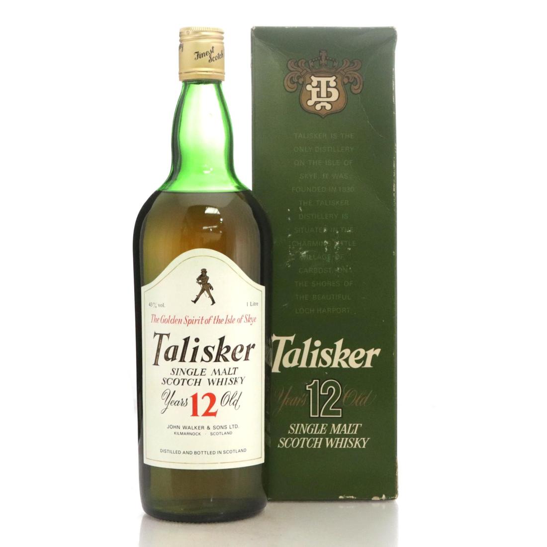 Talisker 12 John Walker Sons Litre