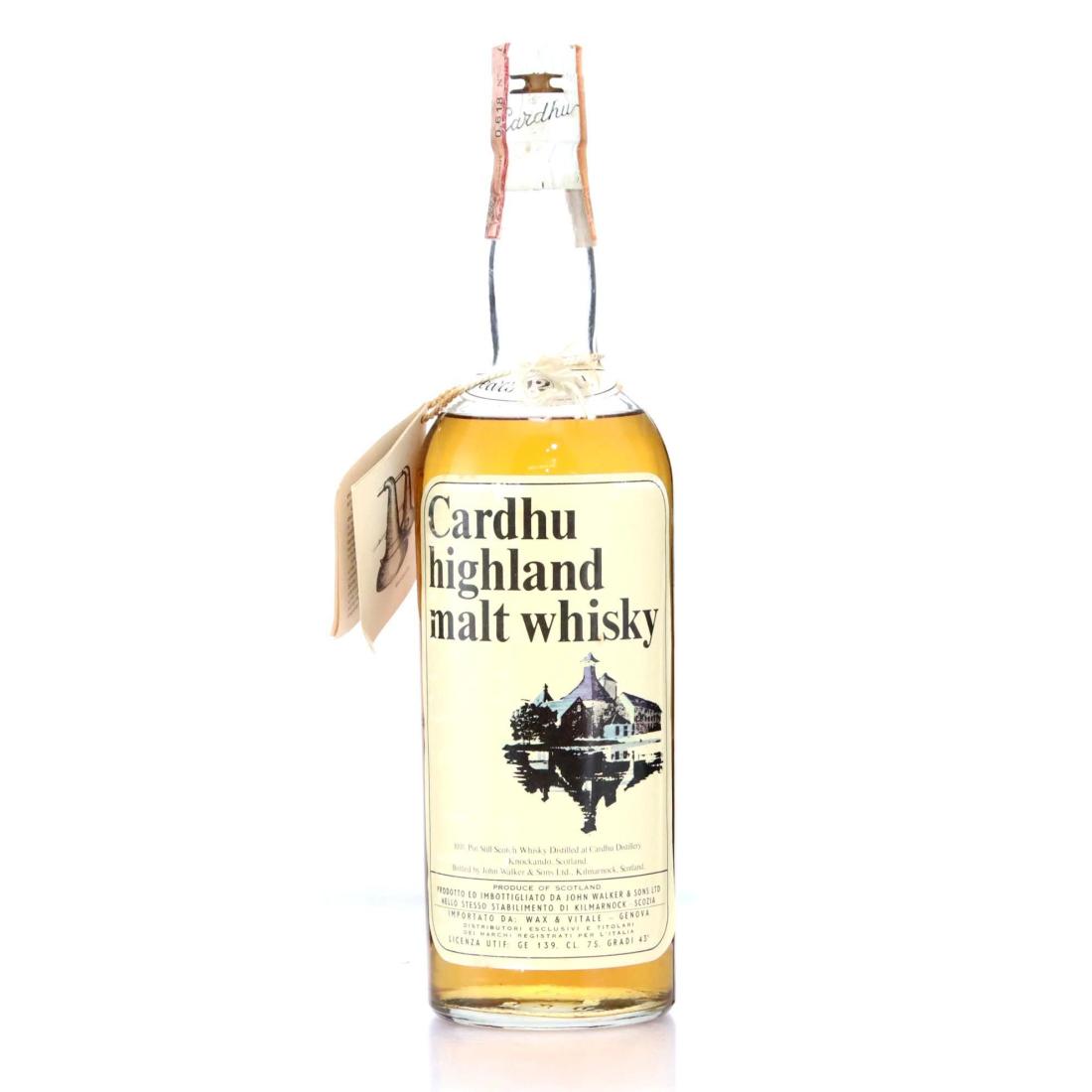 Cardhu 12 John Walker Sons