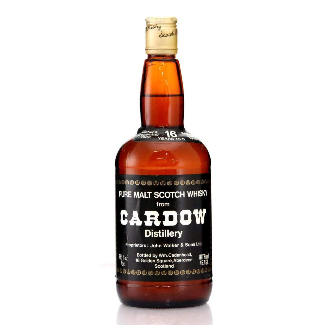 Cardhu Cardow 1962 16