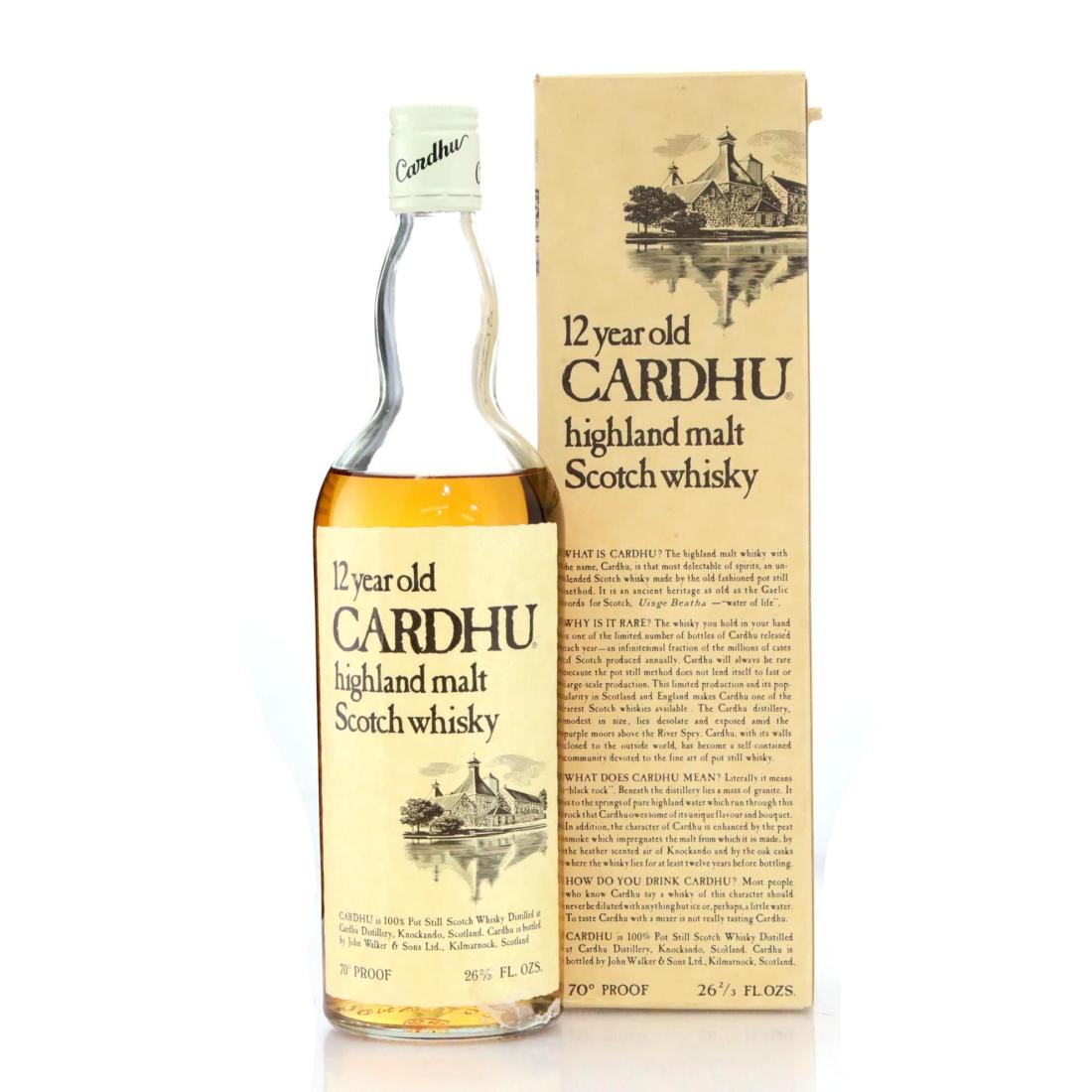 Cardhu 12 John Walker Sons