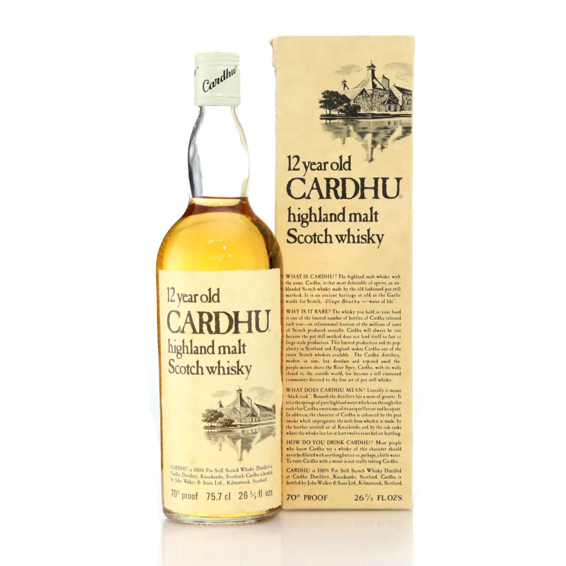 Cardhu 12 John Walker Sons