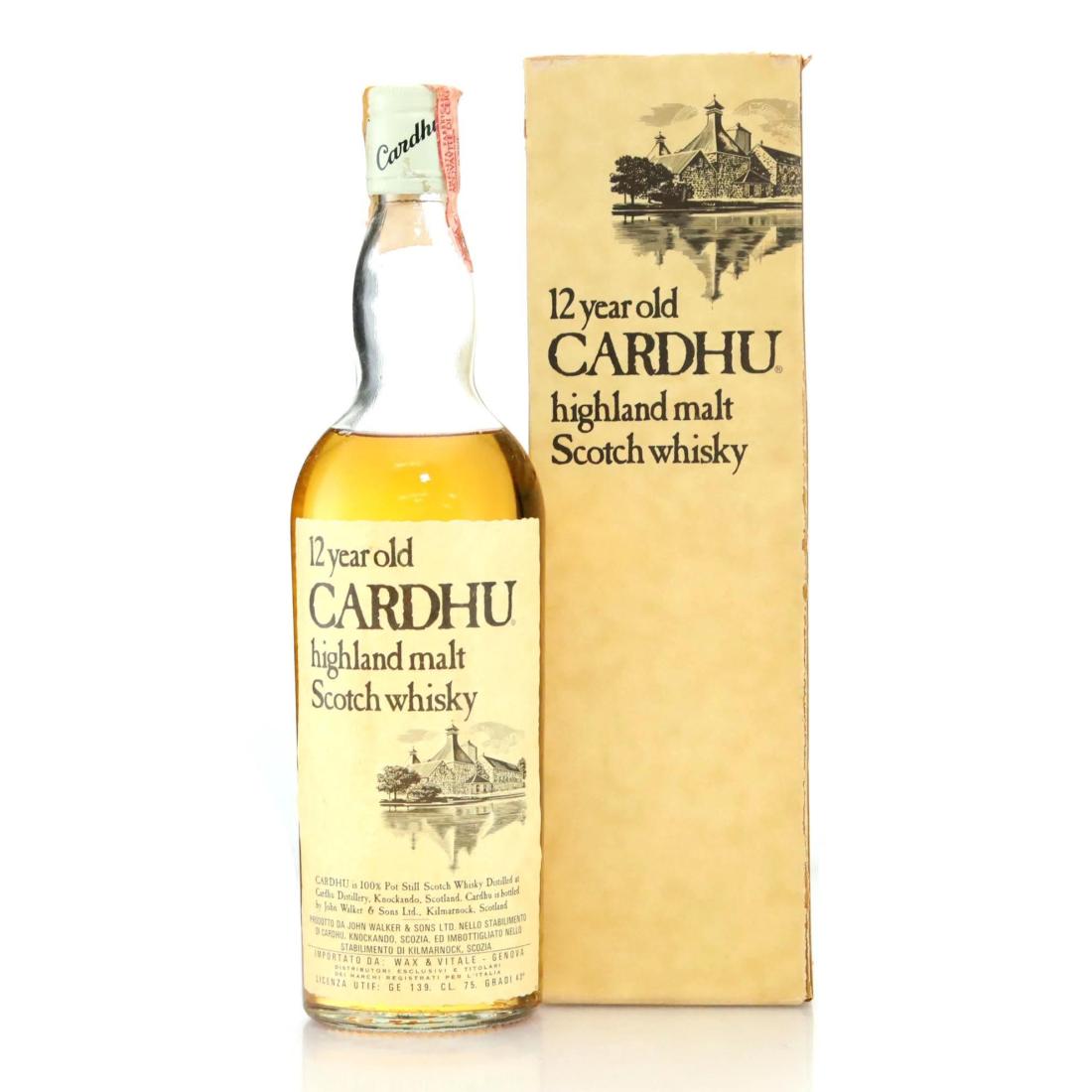 Cardhu 12 John Walker Sons
