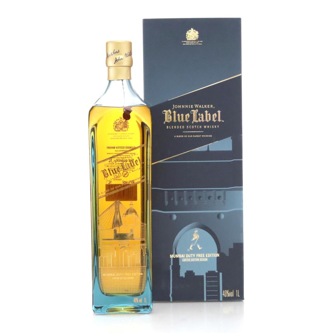 Johnnie Walker Blue Label Mumbai Duty Free Edition Scotch Whisky Litre
