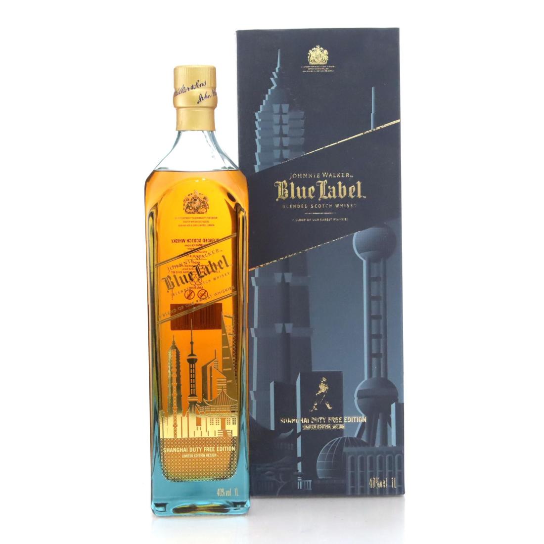 Johnnie Walker Blue Label Shanghai Duty Free Edition Scotch Whisky Litre