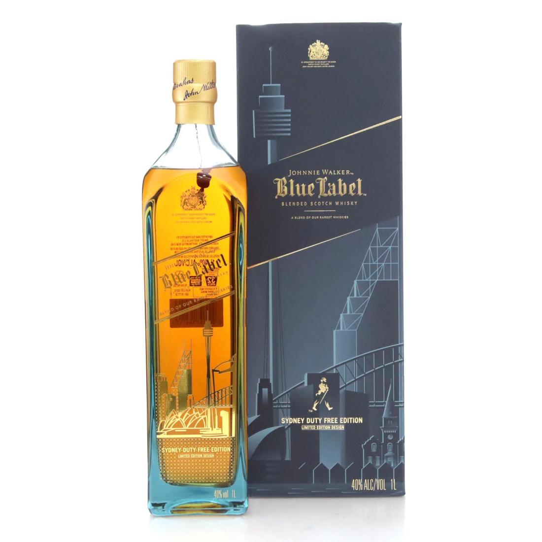 Johnnie Walker Blue Label Sydney Duty Free Edition Scotch Whisky Litre