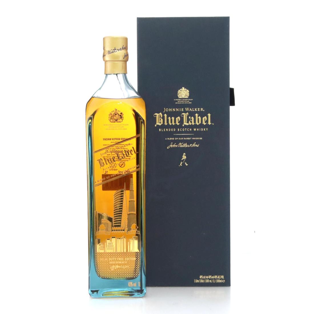 Johnnie Walker Blue Label Delhi Duty Free Edition Scotch Whisky Litre
