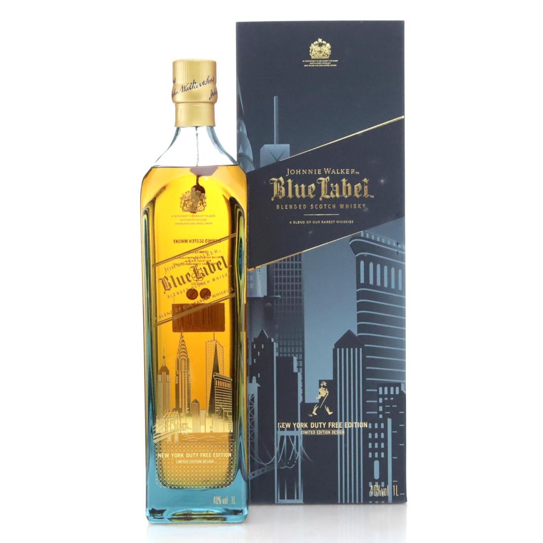 Johnnie Walker Blue Label New Rk Duty Free Edition Scotch Whisky Litre