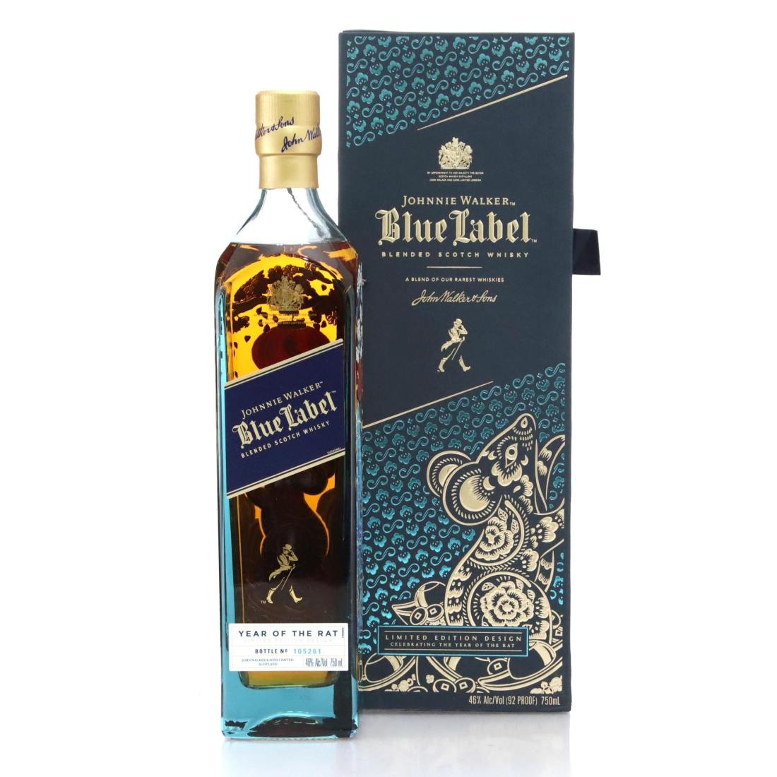 Johnnie Walker Blue Label Year Of The Rat Limited Edition Design Scotch Whisky