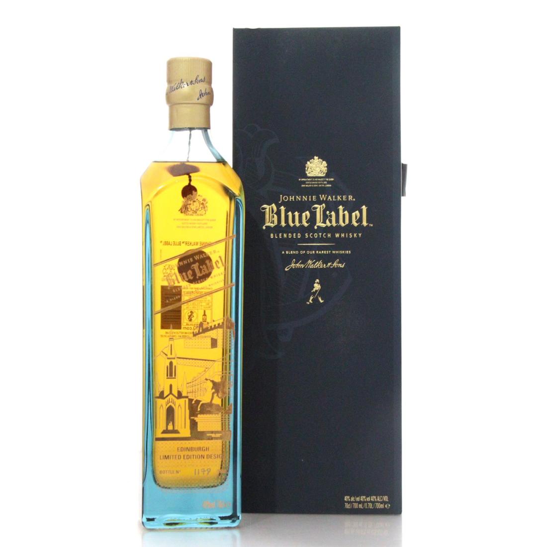 Johnnie Walker Blue Label Edinburgh Limited Edition Design Scotch Whisky
