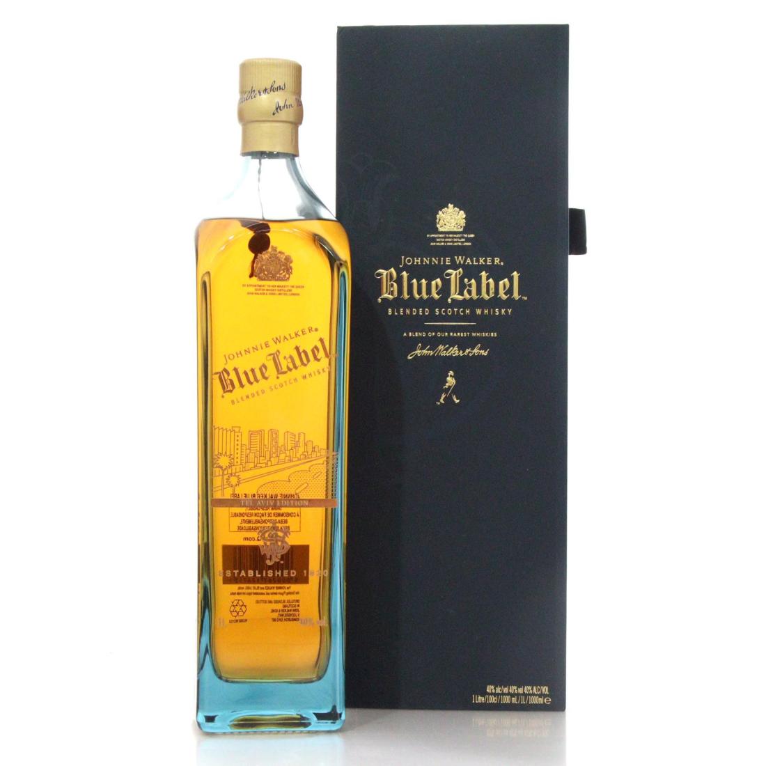 Johnnie Walker Blue Label Tel Aviv Edition Scotch Whisky Litre