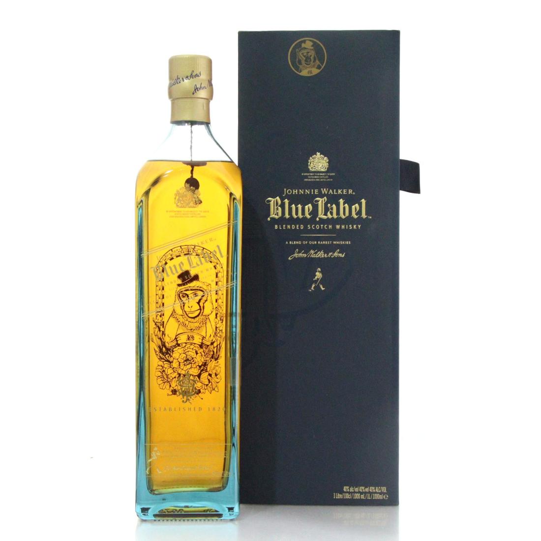 Johnnie Walker Blue Label Johnnie Walker House Zodiac Collection Dubai Edition Scotch Whisky Year Of The Monkey Litre