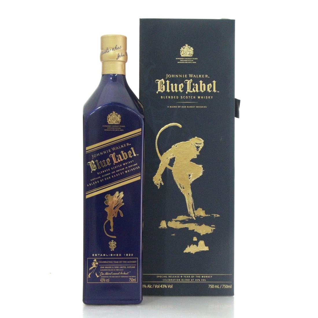 Johnnie Walker Blue Label Celebrating Year Of The Monkey Scotch Whisky