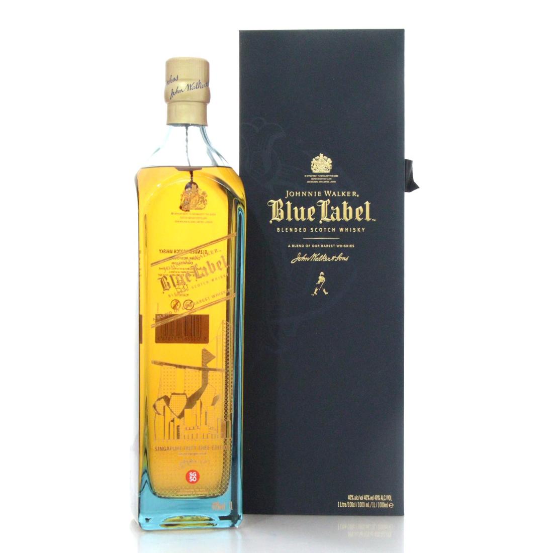Johnnie Walker Blue Label Singapore Duty Free Edition Scotch Whisky Sg50 Litre