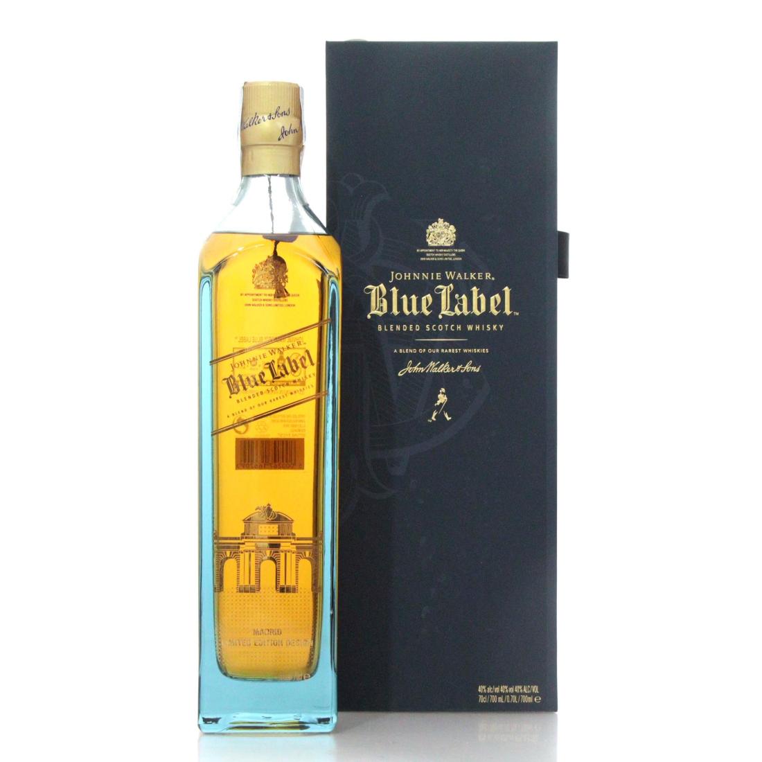 Johnnie Walker Blue Label Madrid Limited Edition Design Scotch Whisky