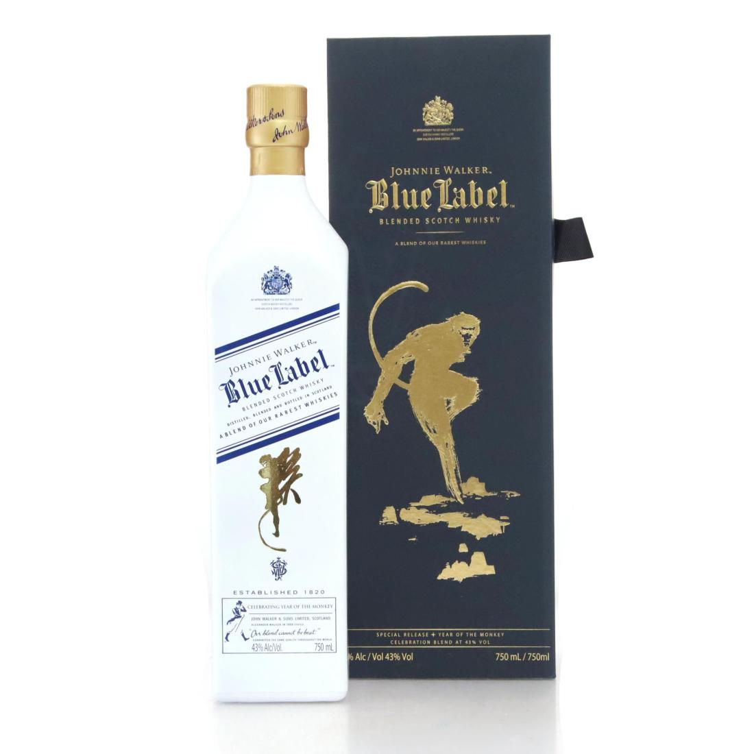 Johnnie Walker Blue Label Celebrating Year Of The Monkey Scotch Whisky