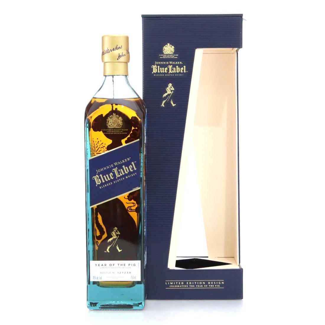 Johnnie Walker Blue Label Year Of The Pig Limited Edition Design Scotch Whisky