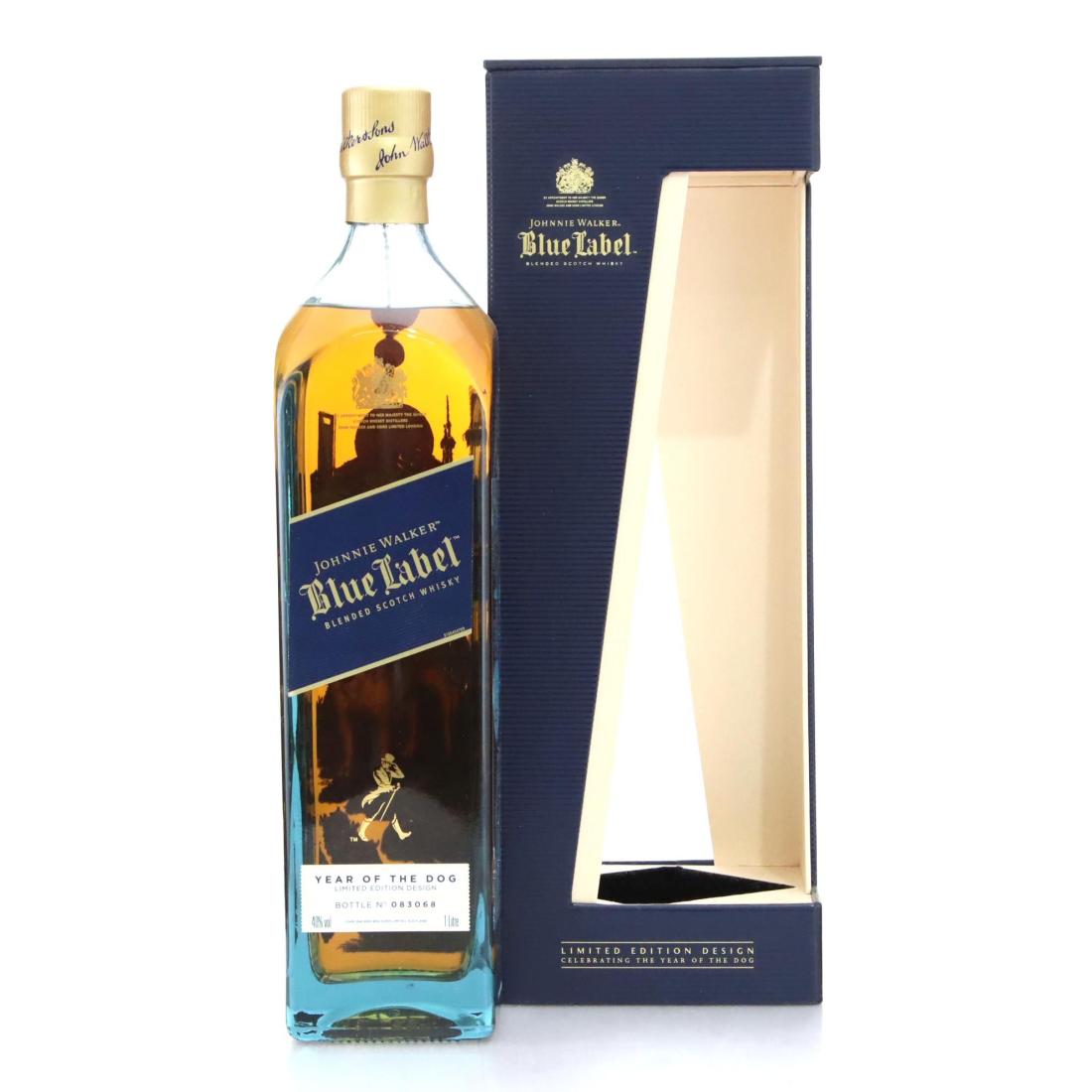 Johnnie Walker Blue Label Year Of The Dog Limited Edition Design Scotch Whisky Litre